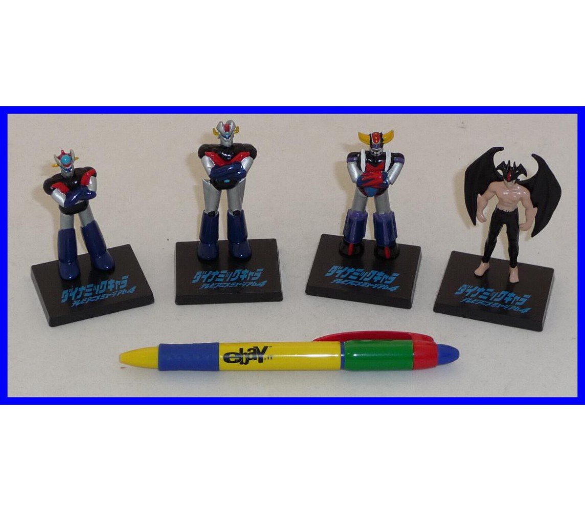 SET 4 Mini Figure GO NAGAI Robot GOLDRAKE Mazinga Z Great MAZINGER DEVILMAN