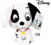 Peluche LUCKY Dalmata da CARICA DEI 101 30cm CON SUONI Musiche Originale DISNEY