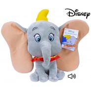 Peluche DUMBO Elefante 30cm CON SUONI Musiche Originale DISNEY