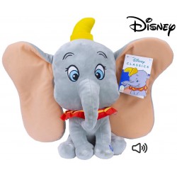 Peluche DUMBO Elefante 30cm CON SUONI Musiche Originale DISNEY