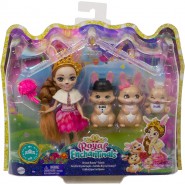 ENCHANTIMALS Playset BRYSTAL BUNNY FAMILY Bunnies Pets Original MATTEL GYJ08