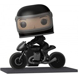 Figure SELINA KYLE with MOTORCYCLE Moto from THE BATMAN Movie Original FUNKO POP RIDES 281