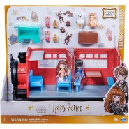 HARRY POTTER Playset TRAIN HOGWARTS EXPRESS with figures HARRY and HERMIONE Original MINIS Spinmaster