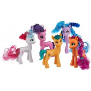 UNICORN PARTY CELEBRATION My Little Pony BOX SET 5 Figure 9cm Con Accessori Hasbro F2033