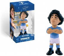 DIEGO ARMANDO MARADONA Divisa NAPOLI Numero 10 Figura Statuetta 11cm Originale Serie MINIX Football Stars 10N