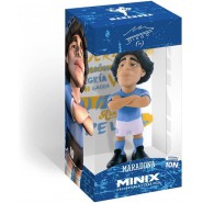 DIEGO ARMANDO MARADONA Divisa NAPOLI Numero 10 Figura Statuetta 11cm Originale Serie MINIX Football Stars 10N