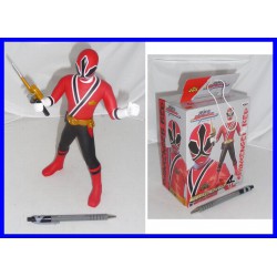 Power Rangers RARA FIGURA 25cm RED SAMURAI Banpresto JAPAN SUPER SENTAI Nuova !!