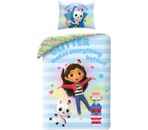 GABBY GLITTER MAKES EVERYTHING BETTER DOLLHOUSE Gabby's Original Duvet Cover 140x200cm Cotton ORIGINAL