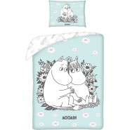 BED Set MOOMIN MUMIN Cotton Baby DUVET COVER 100x135cm Original CARBOTEX