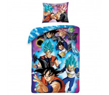 Bed Set DRAGONBALL SUPER MAIN CHARACTERS With Bag DUVET COVER 140x200 Cotton