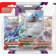 Carte Pokemon VAROOM Blister Pack 3 Buste SCARLATTO E VIOLETTO EVOLUZIONE PALDEA Pacchetti ITALIANO e ORIGINALE 