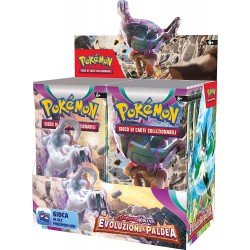 Box Intero Display 36 BUSTE SCARLATTO e VIOLETTO EVOLUZIONE a PALDEA IN ITALIANO POKEMON Game Vision Cards