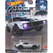FAST AND FURIOUS Die Cast Modellino Auto 1967 CHEVY CAMARO OFFROAD 1:64 7cm Hot Wheels MATTEL HNW47