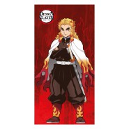 DEMON SLAYER Kimetsu no yaiba KYOJURO RENGOKU Beach Big Towel 70x140cm Cotton ORIGINAL Official DS-432T