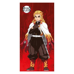 DEMON SLAYER Kimetsu no yaiba KYOJURO RENGOKU Beach Big Towel 70x140cm Cotton ORIGINAL Official DS-432T
