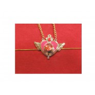 SAILOR MOON  Pendant Necklace WINGED HEART Version with SQUARED BOX