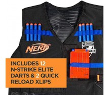 NERF Special TACTICAL VEST With 2 Fast Charge Clips and 12 dards N-Strike ELITE Original Hasbro A0250