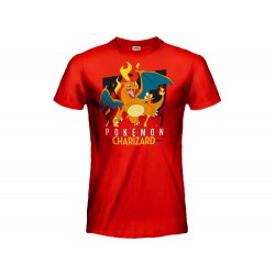 POKEMON T-Shirt Jersey RED CHARIZARD  Original OFFICIAL 