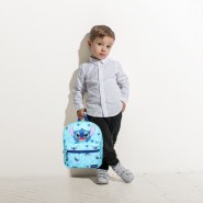 Backpack STITCH Blue FINGERTIPS from Lilo And Stitch Size 30x25x11cm ORIGINAL Vadobag DISNEY