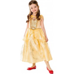 Carnival COSTUME of BELLE DELUXE Size MEDIUM 5-6 YEARS Original RUBIE'S Rubies