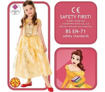 COSTUME Carnevale BELLE BELLA DELUXE Taglia MEDIUM 5-6 ANNI Originale RUBIE'S