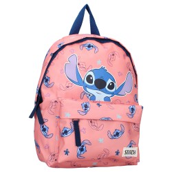 Backpack STITCH Color PEACH from Lilo And Stitch Size 31x22x9cm ORIGINAL Vadobag DISNEY