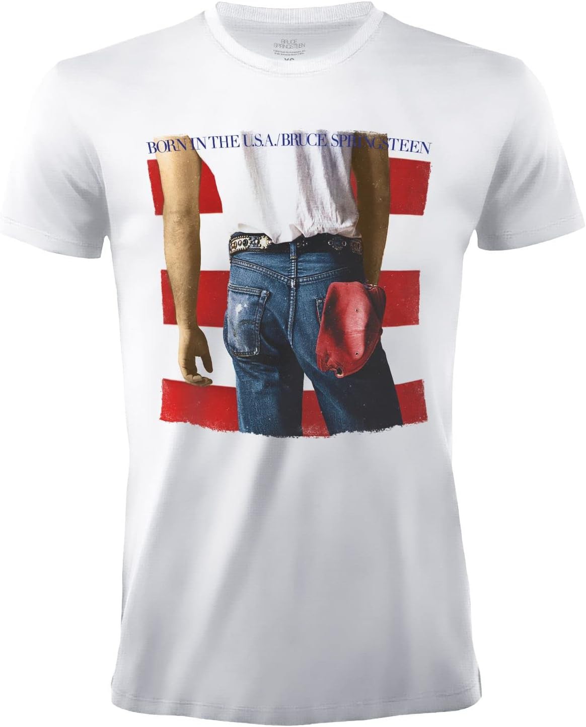 BRUCE SPRINGSTEEN T-Shirt Shirt Erwachsene BORN IN THE USA Offiziell ORIGINAL