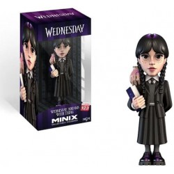 MERCOLEDI Wednesday ADDAMS con MANO The Thing Figura Statuetta 11cm Originale Serie MINIX Tv 123