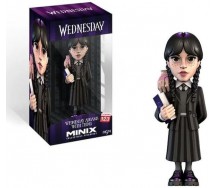 MERCOLEDI Wednesday ADDAMS con MANO The Thing Figura Statuetta 11cm Originale Serie MINIX Tv 123