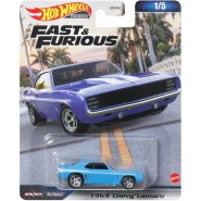 FAST FURIOUS Model Car 1967 CHEVY CAMARO 1:64 Hot Wheels MATTEL HKD24