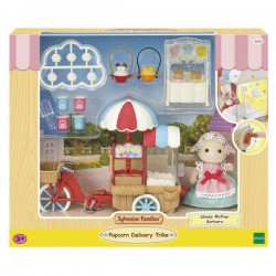 Set Box TRICICLO DEI POPCORN con MAMMA PECORA BARBARA Playset Serie SYLVANIAN FAMILIES Epoch 5656