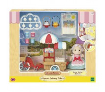 Set Box TRICICLO DEI POPCORN con MAMMA PECORA BARBARA Playset Serie SYLVANIAN FAMILIES Epoch 5656