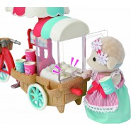 Set Box TRICICLO DEI POPCORN con MAMMA PECORA BARBARA Playset Serie SYLVANIAN FAMILIES Epoch 5656