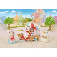 Set Box TRICICLO DEI POPCORN con MAMMA PECORA BARBARA Playset Serie SYLVANIAN FAMILIES Epoch 5656