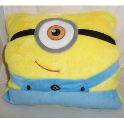 MINION Plush PILLOW Hands-Warmer 30x30cm MINIONS Despicable Me