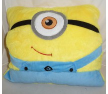 MINION Plush PILLOW Hands-Warmer 30x30cm MINIONS Despicable Me