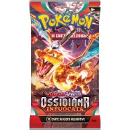 ITALIAN Pokemon Cards HOUNDSTONE Special Blister 3-pack SCARLATTO E VIOLETTO OSSIDIANA INFUOCATA Booster Pack POKEMON ORIGINAL 