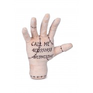 PELUCHE 25cm The Thing from Wednesday MANO di Mercoledì Addams Versione con scritta CALL MEORIGINALE NETFLIX PlayByPlay