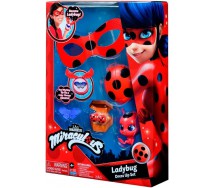 DRESS-UP SET Kit Trasformazione Travestimento MARINETTE  Coccinella MIRACULOUS LADYBUG Carnevale Halloween