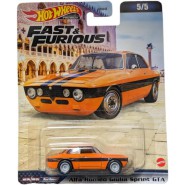 FAST AND FURIOUS Die Cast Car Model ALFA ROMEO GIULIA SPRINT GTA Scale 1:64 6cm HotWheels HKD29