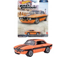 FAST AND FURIOUS Die Cast Car Model ALFA ROMEO GIULIA SPRINT GTA Scale 1:64 6cm HotWheels HKD29