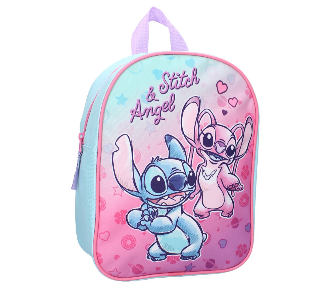 Backpack STITCH e ANGEL from Lilo And Stitch Size 29x22x9cm ORIGINAL Vadobag DISNEY