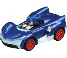 Modello Auto SONIC THE HEDGEHOG Sonic Speed Star Scala 1/43 per Pista CARRERA