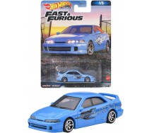 FAST AND FURIOUS Die Cast Car Model CUSTOM ACURA INTEGRA SEDAN GSR Scale 1:64 6cm HotWheels HKD27