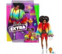 BARBIE EXTRA Bambola GIACCA PELLICCIA ARCOBALENO con Cucciolo Cane E tanti accessori ORIGINALE Mattel GVR04