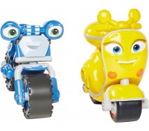 RICKY ZOOM Playset SCOOTIO LOOP 2 Personaggi MOTO ORIGINALI Tomy