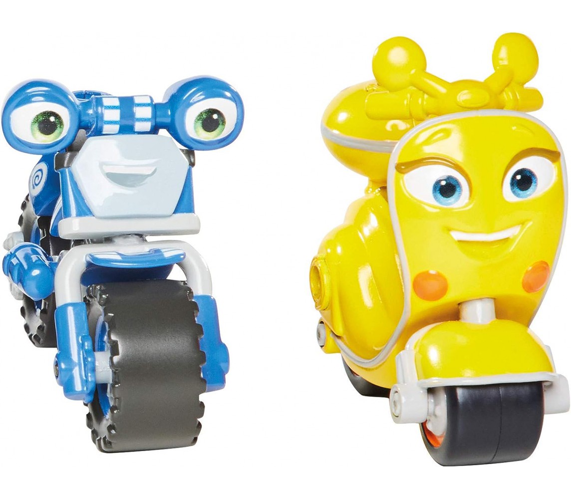 RICKY ZOOM Playset SCOOTIO LOOP 2 Personaggi MOTO ORIGINALI Tomy