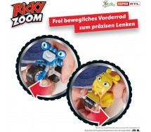 RICKY ZOOM Playset SCOOTIO LOOP 2 Personaggi MOTO ORIGINALI Tomy