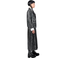 COSTUME ADULTO Halloween Wednesday Mercoledi Addams DIVISA SCUOLA Carnevale