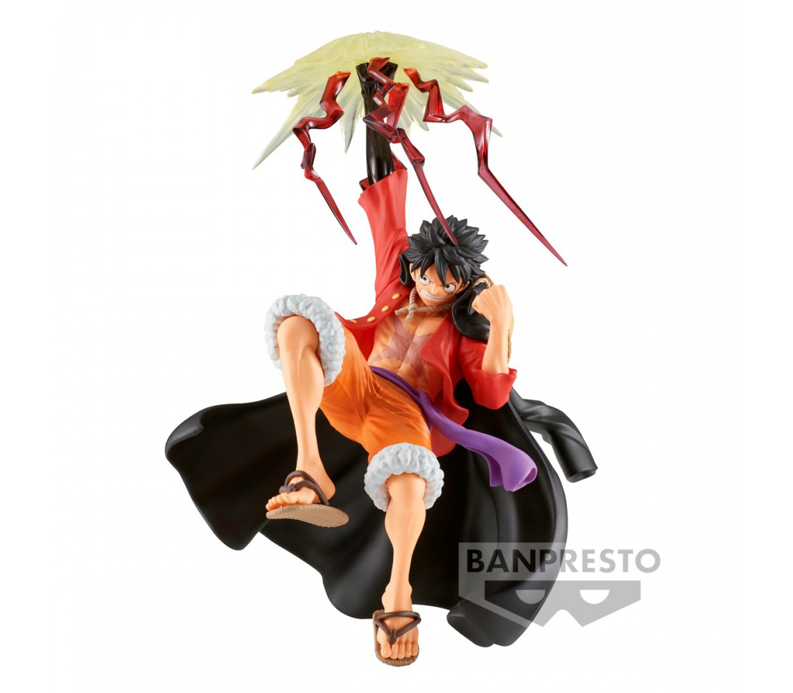 Figura LUFFY Lufy RUFY ONE PIECE Battle Record Collection 2 ORIGINALE Banpresto